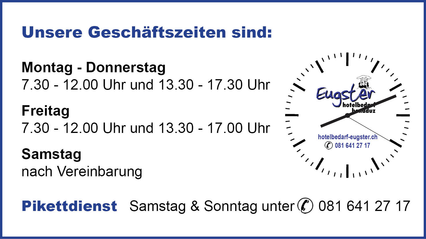 oeffnungszeiten pikett