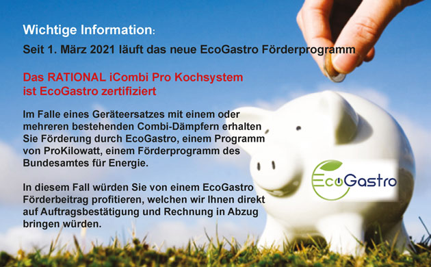 ecoGastro Homepage iCombi Pro